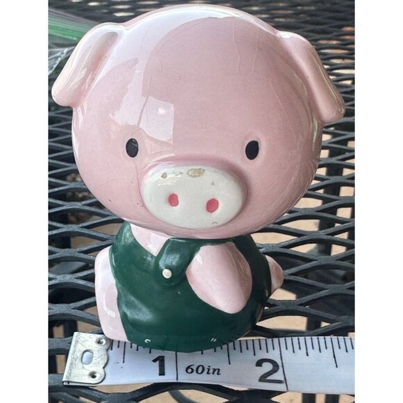 Set of 2 VINTAGE Alligator and Pink Pig Ceramic Collectible Figurines (READ) - Picture 14 of 15